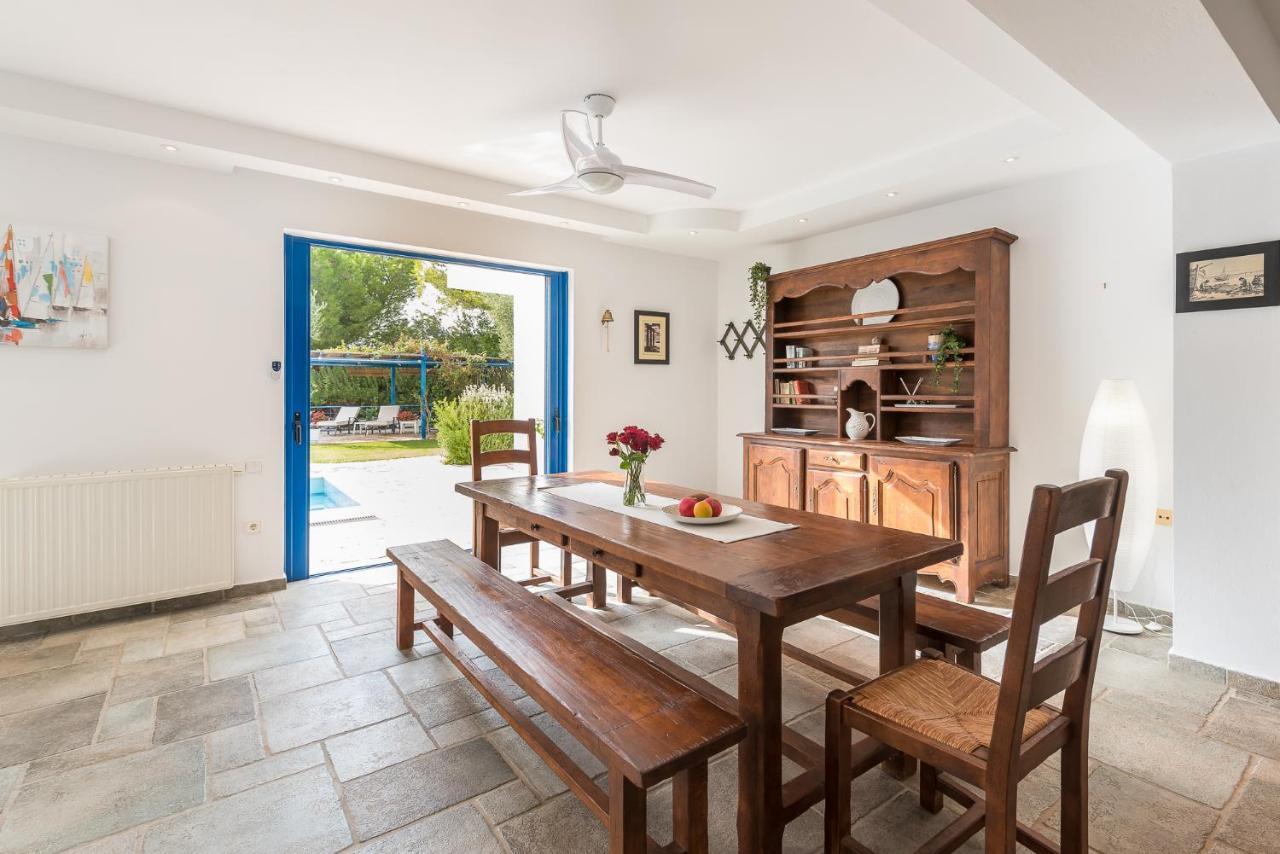 Summer Villa Pasiphae Private Pool - Bbq -Beach 2Min Sounion Exterior foto